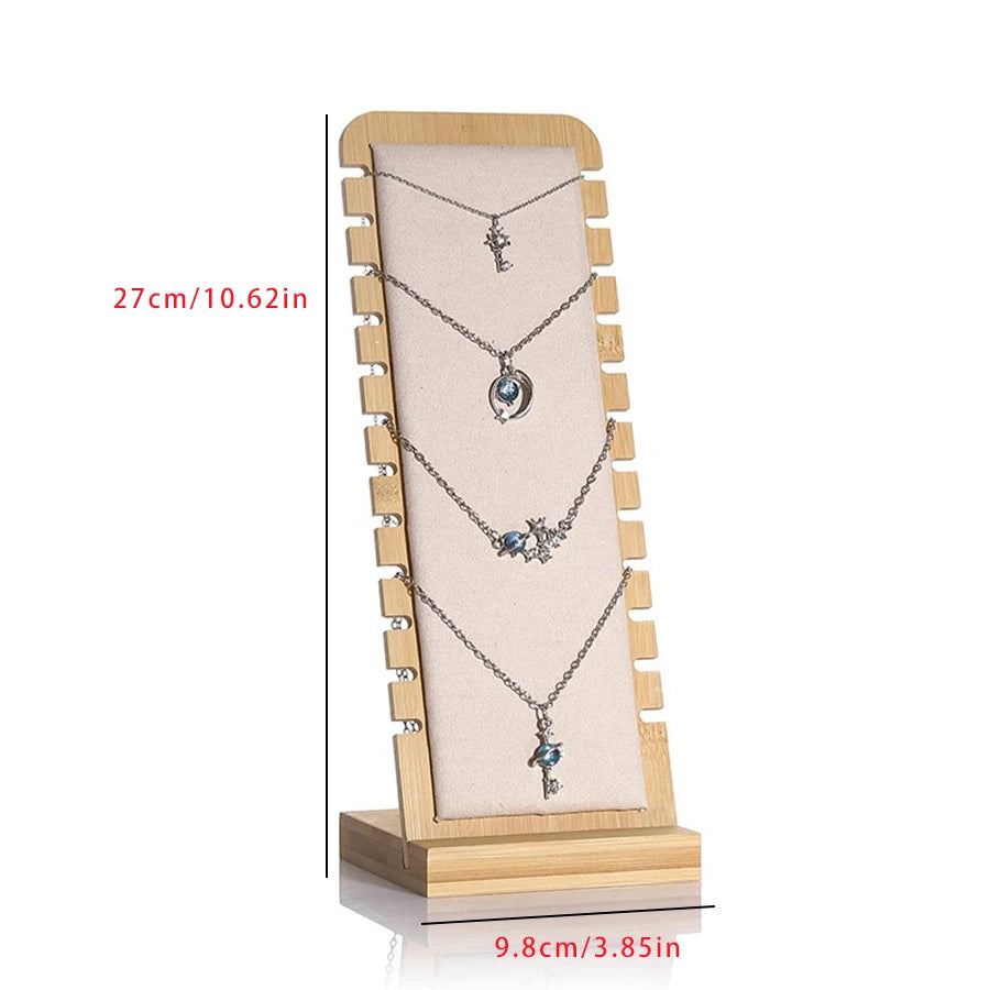 Rangement Bijoux - Colliers bois