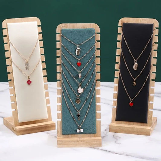 Rangement Bijoux - Colliers bois