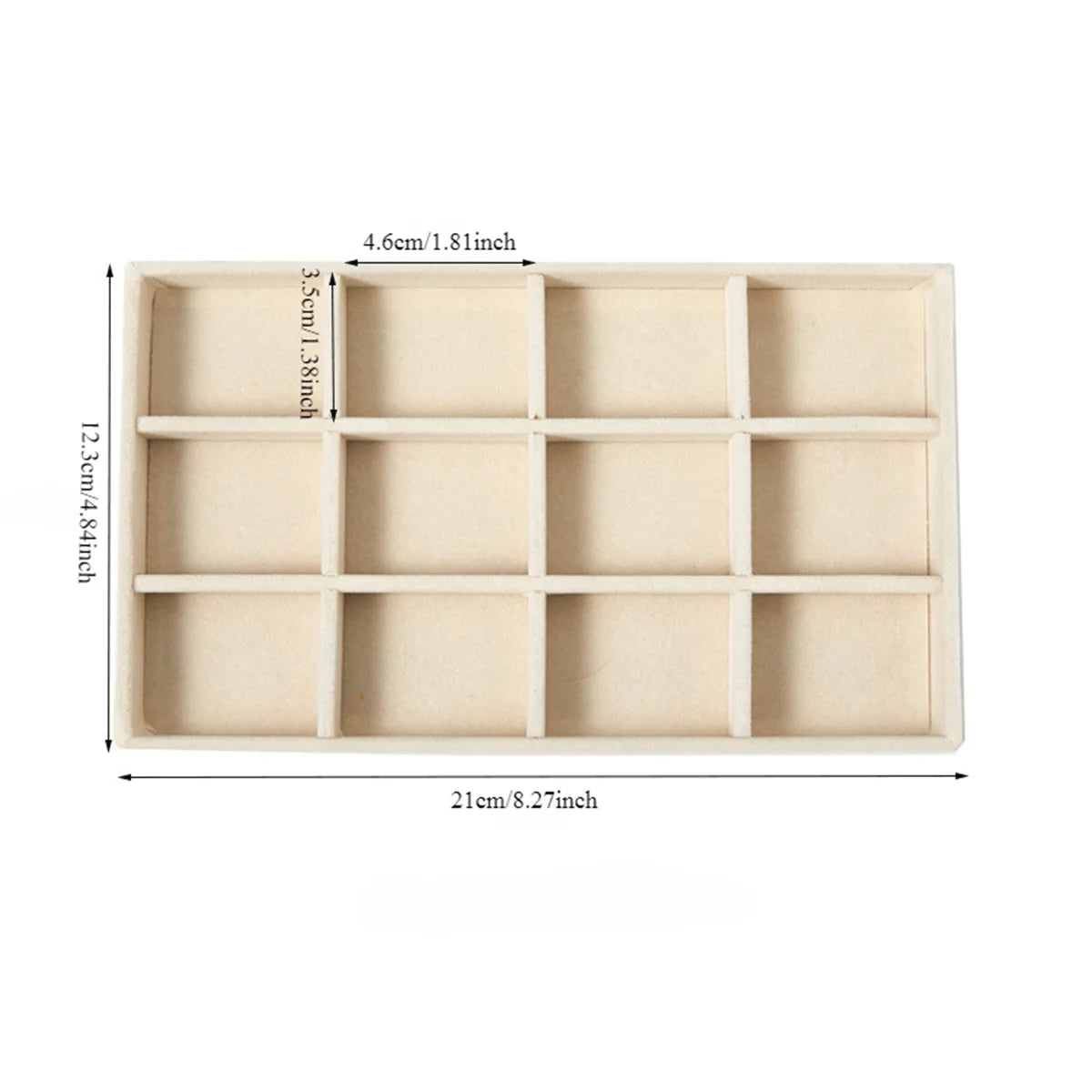 Rangement Bijoux - Plateau tiroir Beige